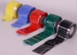 Flame retardant silicone rubber self-fusing tape